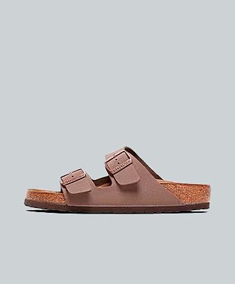 Birkenstock Womens Arizona Sandal in Mocha Brown