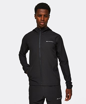 Monterrain Form Woven Running Jacket in Black