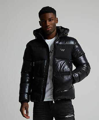 Alessandro Zavetti Catrio 2.0 Puffer Jacket in Jet Black