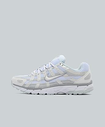 Nike Womens P-6000 Trainer in Metallic Summit White / Pure Platinum