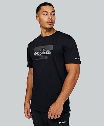 Columbia Path Lake Graphic T-Shirt in Black