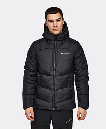 Monterrain Polar Puffer Jacket in Jet Black