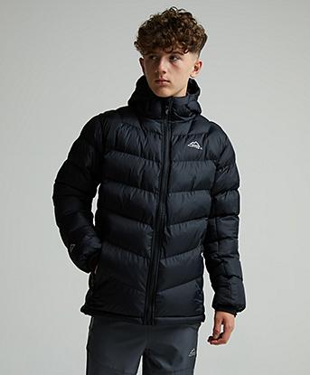 Alpyrex Junior Lead 2.0 Puffer Jacket in Jet black / Jet Black