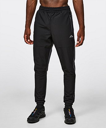 Alpyrex Delta Running Pant in Black / Asphalt
