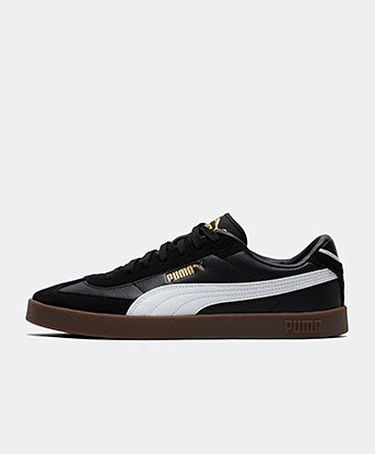 Puma Club II Era Trainer in Puma White / Puma Black / Puma Gold