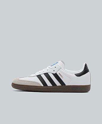 adidas Originals Junior Samba OG Trainer in Footwear White / Core Black / Gum 5