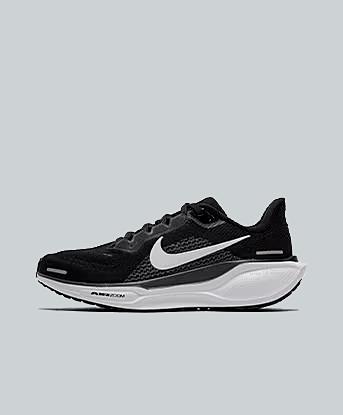 Nike Womens Pegasus 41 Trainer in Black / White / Anthracite