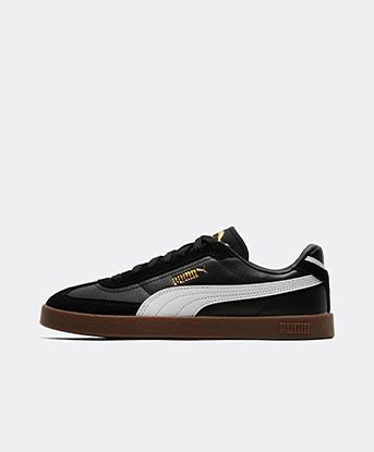 Puma Junior Club II Era Trainer in Puma Black / Puma White