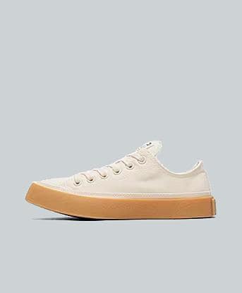 Converse Womens Chuck Taylor All Star Retro Rubber Trainer in Egret / Egret / Egret