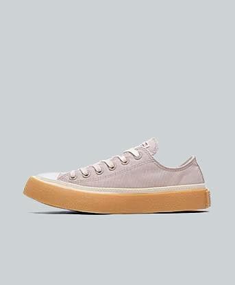 Converse Womens Chuck Taylor All Star Retro Rubber Trainer in Pink Putty / Egret / Egret