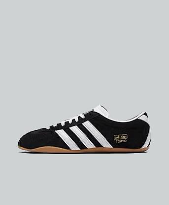 adidas Originals Womens Tokyo Trainer in Core Black / Footwear White / Gum 3