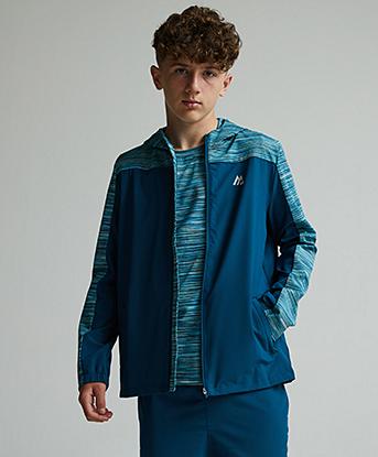 Montirex Junior Trail Windbreaker in Cruise / Acropora / Juzcar / White