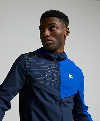 Montirex MTX Run City Rio Jacket in Midnight Blue / Persian Blue