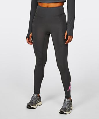 Monterrain Womens Glide 3.0 Legging in Asphalt / Super Pink