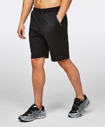 Monterrain Speed 2.0 Poly Fleece Short in Jet Black