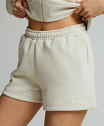 Nicce Womens Ersa Sweat Short in Sandshell