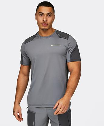 Monterrain Orbit T-Shirt in Night Owl / Iron Gate