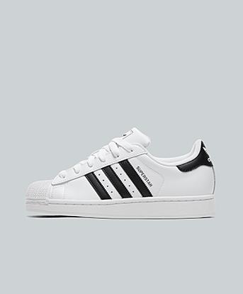 adidas Originals Junior Superstar II Trainer in Footwear White / Black / Footwear White