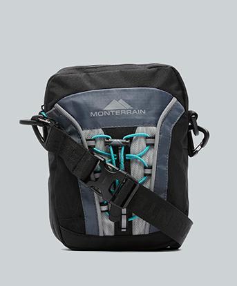 Monterrain Mantle XS Mini Bag in Jet Black / Iron Gate / Harbour Mist / Sea Jet