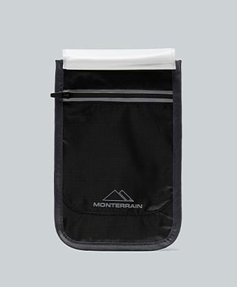 Monterrain Odyssey 2.0 Chest Wallet in Jet Black / Iron Gate