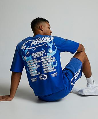 Lorenzo World Tour T-Shirt in Blue