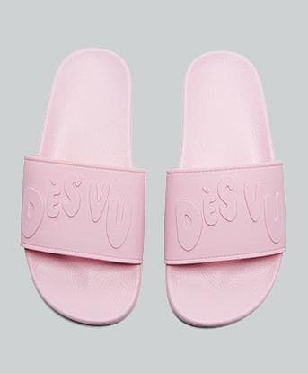 Dès Vu Womens Bubble Slide in Pink / Pink