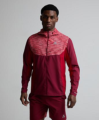 Montirex Trail 3.0 Windbreaker Jacket in Ascension / Burgundy / Chilli / Crimson / White