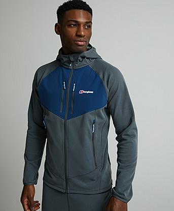 Berghaus Pavey Plus Hoodie in Cavern / Hale Navy / Dayflower