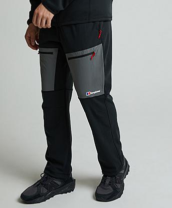 Berghaus Pavey Plus Pant in Jet Black / Cavern