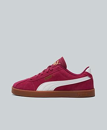 Puma Junior Club II Era Trainer in Puma Berry / Puma White