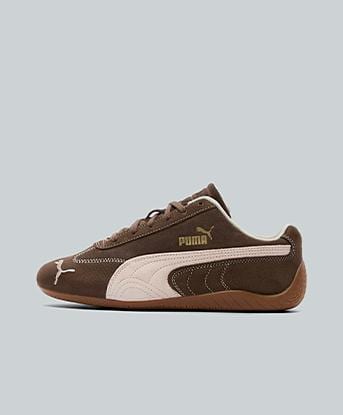 Puma Womens Speedcat OG Trainer in Chocolate / Jasmine Flower