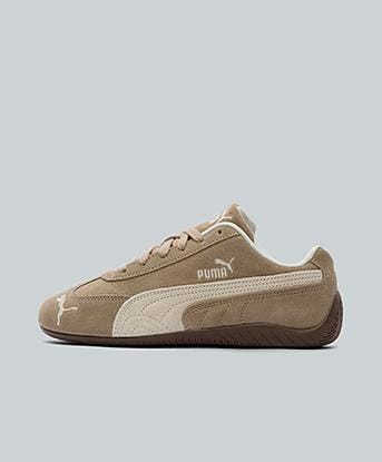 Puma Womens Speedcat OG Trainer in Ice Coffee / Alpine Snow