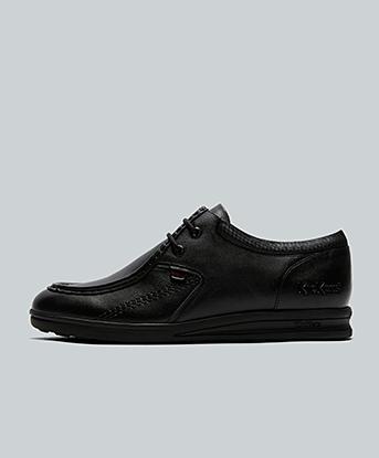 Kickers Troiko Wall Tek Shoe in Black