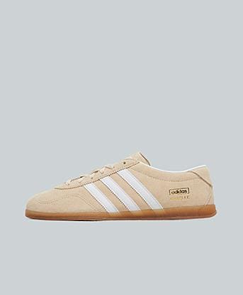 adidas Originals Womens Gazelle Lo Pro Trainer in Sand Strata / Footwear White / Gum 3