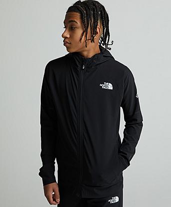 The North Face Junior Mountain Athletics Woven Hoodie in TNF Black