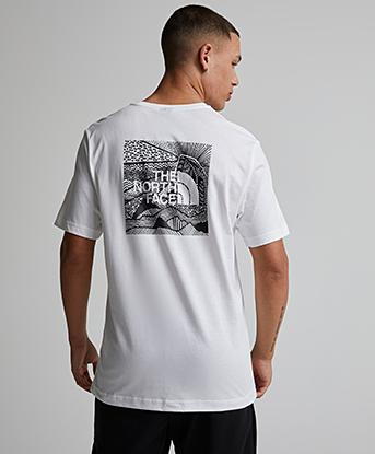 The North Face Short Sleeved Box NSE Celebration T-Shirt in TNF White