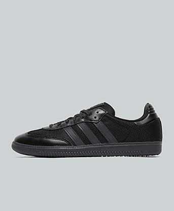 adidas Originals Samba OG Trainer in Black / Carbon / Silver Metallic