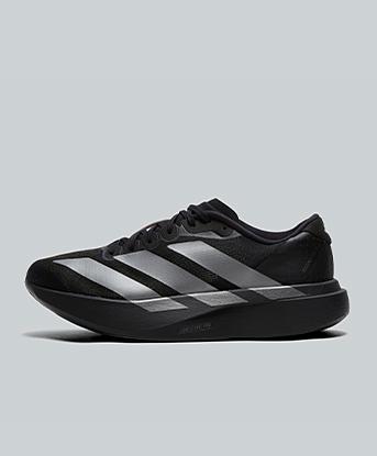 adidas Adizero Evo SL Trainer in Black / Iron Metallic / Grey Four