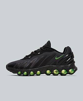 Nike Air Max DN8 Trainer in Black / Green Strike / Smoke Grey