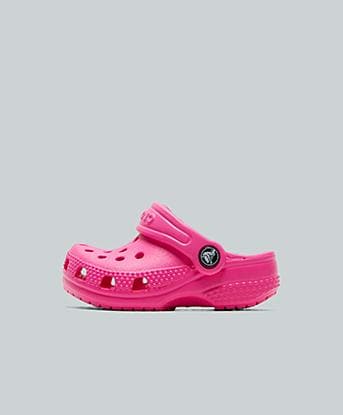 Crocs Nursery Littles Classic Clog in Pink Crush