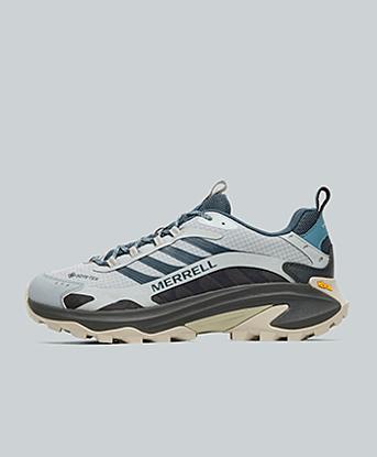 Merrell Moab Speed 2 GORE-TEX Trainer in Calcite / Black