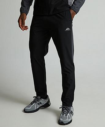 Trailberg Triathlon Pant in Black / Volcano Grey / Urban Smoke