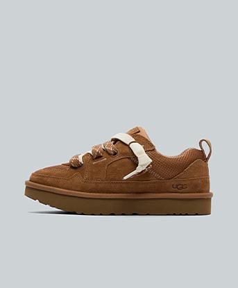 UGG Womens Lo Lowmel Trainer in Chestnut