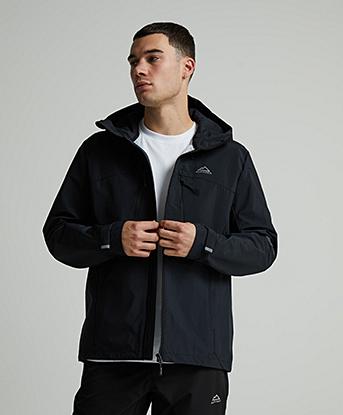 Alpyrex Distant Shell Jacket in Jet Black
