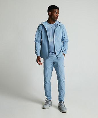Monterrain Ramble 3.0 Woven Hoodie in Faded Denim