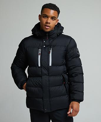 Zavetti Canada Atlin 2.0 Puffer Jacket in Jet Black