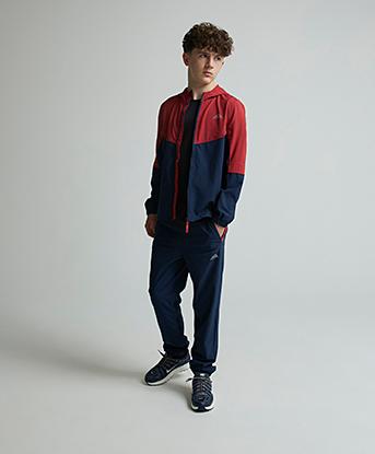 Alpyrex Junior Ontera Woven Pant in Dress Blues / Garnet