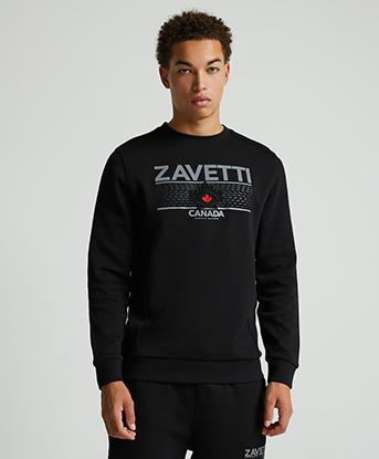 Zavetti Canada Dimola Sweatshirt in Jet Black