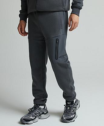 Metissier Silvar Zip Pocket Jogger in Asphalt