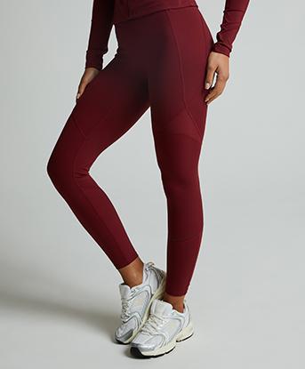 Monterrain Womens Altitude 3.0 Rib Legging in Vintage Plum
